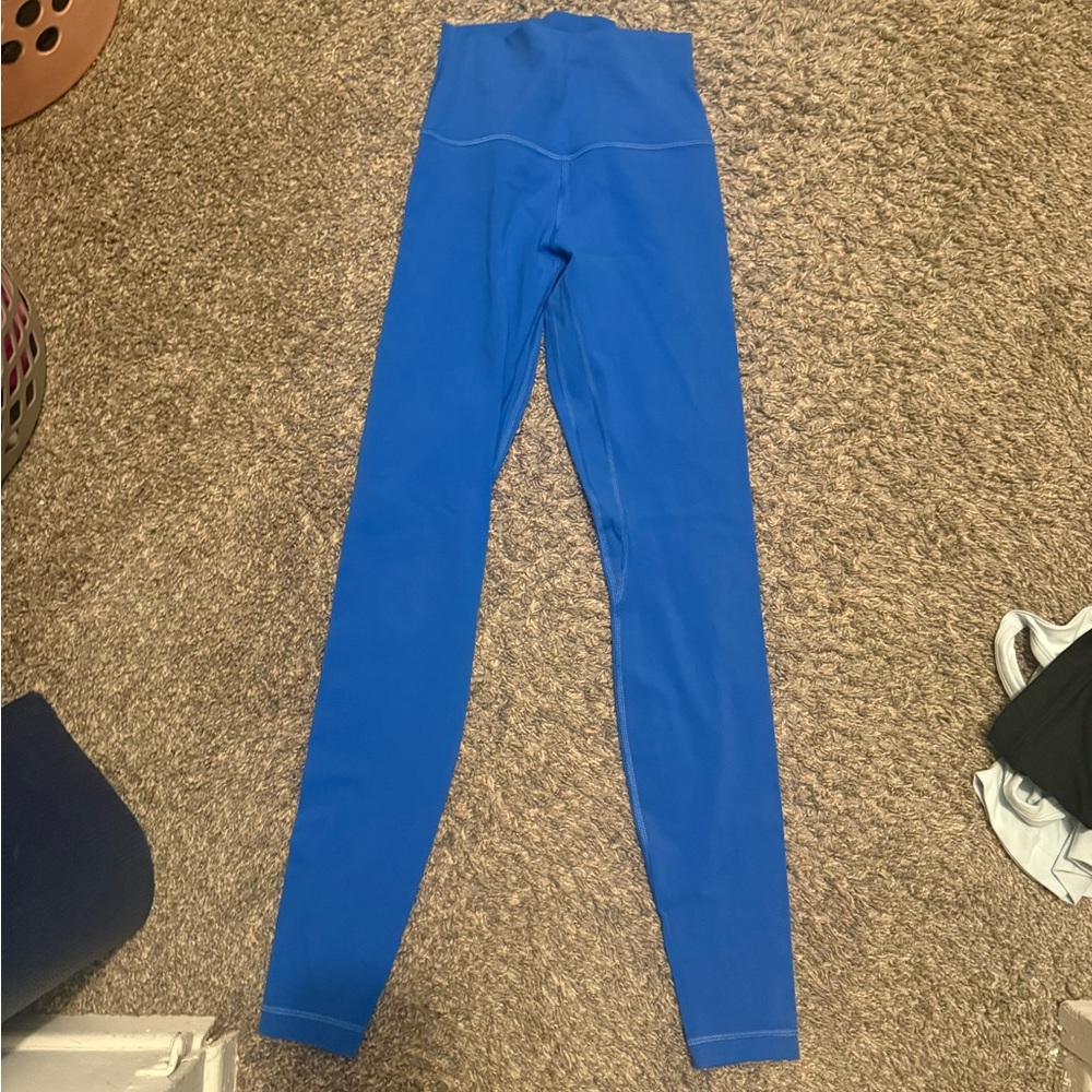 Blue Lululemon Align Leggings